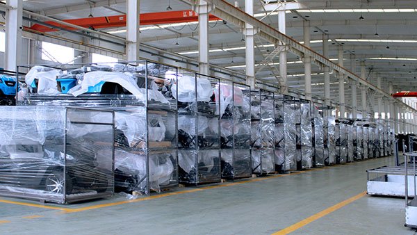 Golf cart pre-shipment verification