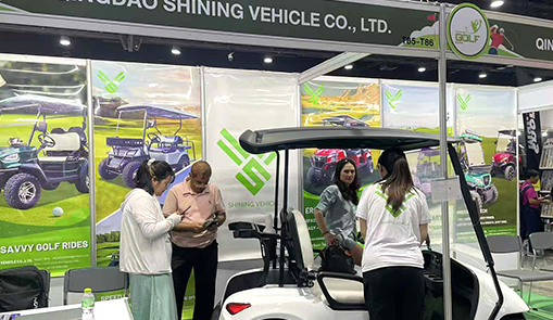 Exploring Vehicles at Our Booth at Shining Vehicle